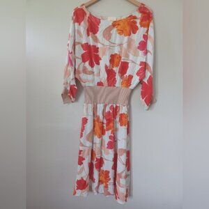 Anthropologie Maeve Gemma Multi Floral Midi Dress